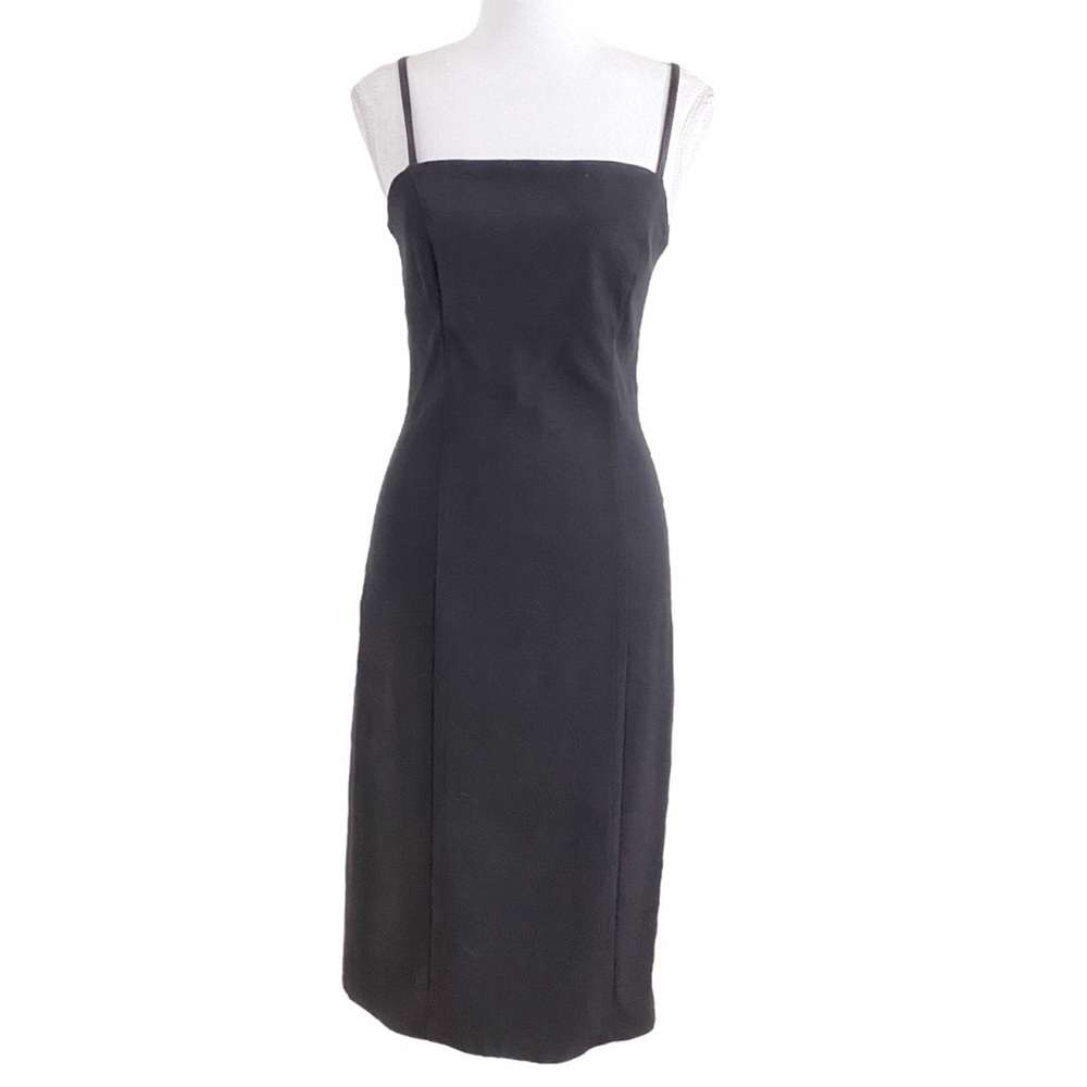 Elegant Black Midi Dress
